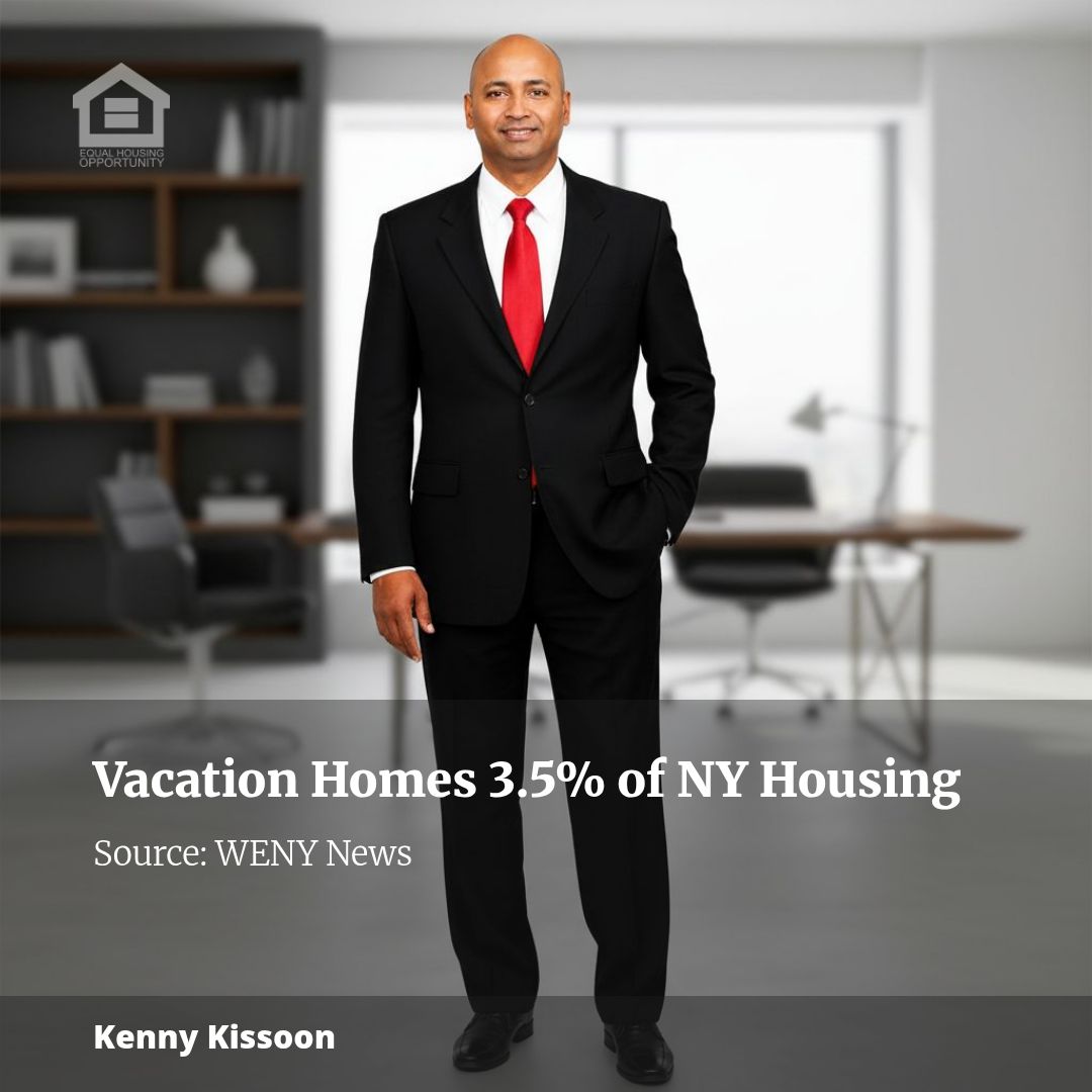 Vacation Homes Make Up 3.5% of New York State Housing